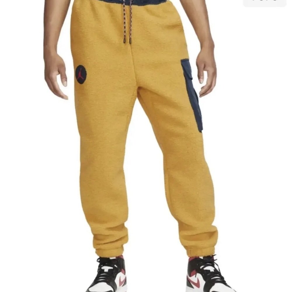 Air Jordan Mountainside Fleece Pants Pollen Yellow Mens